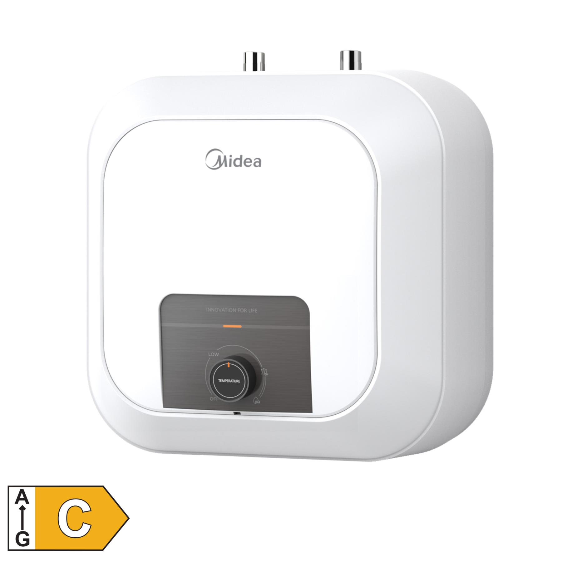 18212 MIDEA D30-25VD1(U) elektromos vízmelegítő, bojler, 2500 W, 30 liter, konyhapult alá szerelhető, IPX4, zománcozott, 30-75 °C, 0,75 MPa - Image 1