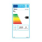 MIDEA D80-20ED6 SMART elektromos vízmelegítő, bojler, 2000 W, 74 liter, applikációval vezérelhető, 2 víztartály, LED kijelző - Image 4