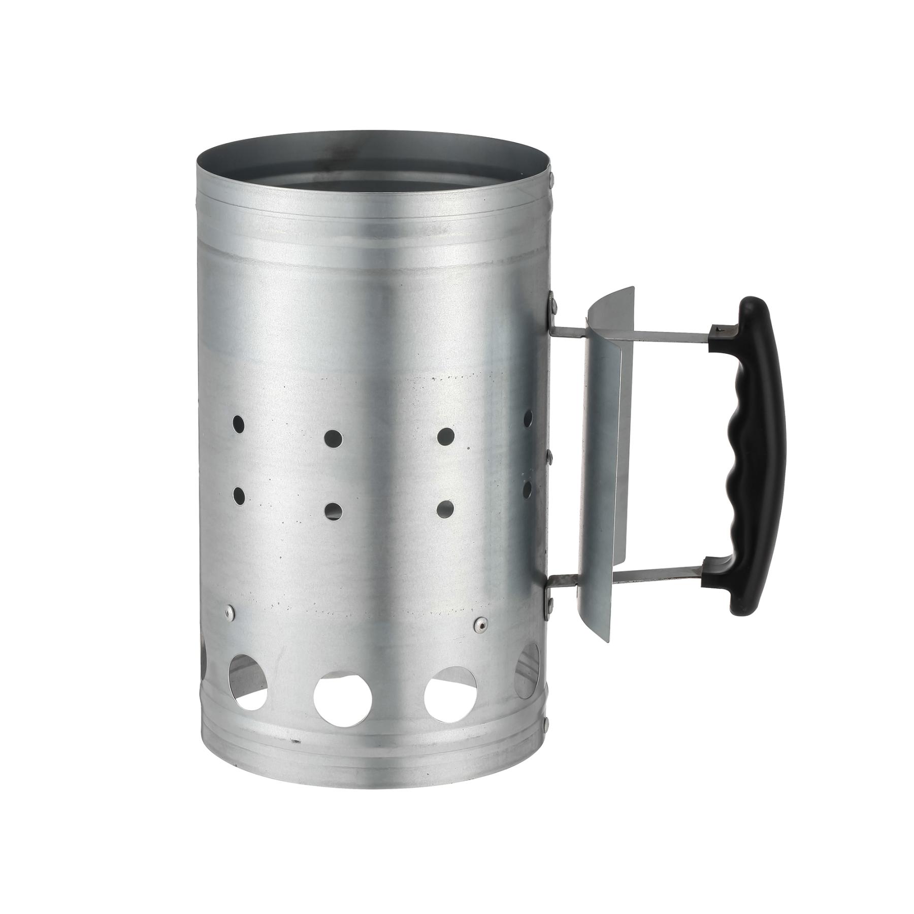 18229 Blim+ 10-186-005 faszénbegyújtó, horganyzott acél, 15cm átmérő, 27cm magasság - Image 1