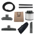 DeWALT DXV25S száraz-nedves porszívó, rozsdamentes váz, 25 liter, 15 Kpa, 37,8 l/s, 8 tartozék, 1050 W - Image 4