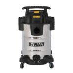 DeWALT DXV30SAPTA száraz-nedves porszívó, rozsdamentes váz, készülékcsatlakozóval, 30 liter, 15 Kpa, 37,8 l/s, 8 tartozék, 1050 W