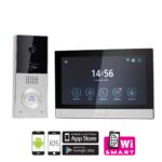 Home DPV SMART video kaputelefon, 7" érintőképernyő, IP65, AHD kamera, mozgásérzékelő, RFID, bővíthető, InterCom, Smart Life, Tuya Smart - Image 2