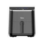 MIDEA MAD55005APKH Air Fryer, forrólevegős fritőz, 4.6 l kosár, 5.7 l üst, 1500 W, 60 p időzítő, 200 °C hőmérséklet, lecsatolható sütőkosár - Image 2