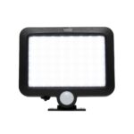 Home FLP250SOLAR napelemes LED reflektor, 250 lm, PIR mozgásérzékelő, 120° 5m, 56 db hidegfehér SMD LED, energiatakarékos, műanyag, IP44 - Image 2