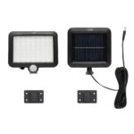 Home FLP250SOLAR napelemes LED reflektor, 250 lm, PIR mozgásérzékelő, 120° 5m, 56 db hidegfehér SMD LED, energiatakarékos, műanyag, IP44 - Image 4