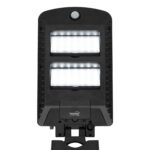 Home FLP1002SOLAR napelemes LED reflektor, 1000 lm, PIR mozgásérzékelő, 120° 5m, 2 x 28 db hidegfehér SMD LED, energiatakarékos, fém + műanyag, IP44 - Image 2
