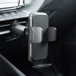 SAL SA063 autós mobiltartó, kb. 55 - 95 mm, félautomata, szellőzőre, egykezes, szilikon felület, forgatható, billenthető - Image 6