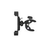 SAL SA065 kerékpáros, rolleres mobiltartó, masszív tartóbilincs, biztonsági retesz, védett sarokelemek, gumi és szilikonbetétek, 18 - 45 mm kormányátmérőre - Image 4