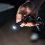 NEBO NEB-POC-1003-G Columbo keychain, zseblámpa, 100 lm, 1 óra, 56 m, kulcstartó gyűrű, eloxált alumínium, IPX7, 1xAAA elem - Image 4