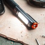 NEBO NEB-FLT-1033-G BIG LARRY PRO + zseblámpa és szerelőlámpa, 600-40 lumen, akkumulátoros, IPX7, mágneses talp - Image 3