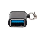 Home USBCA3 usb-c átalakító, USB3.0, 3.0 A, 60 W, USB-C dugó, USB-A aljzat, gyorstöltés, adattovábbítás - Image 2