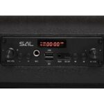 SAL BTWORKY munka és szabadidő hangszóró, 8 W, FM rádió, BT TWS, USB/microSD, AUX, RGB LED, USB-C töltőkábel, ~20 h üzemidő - Image 4