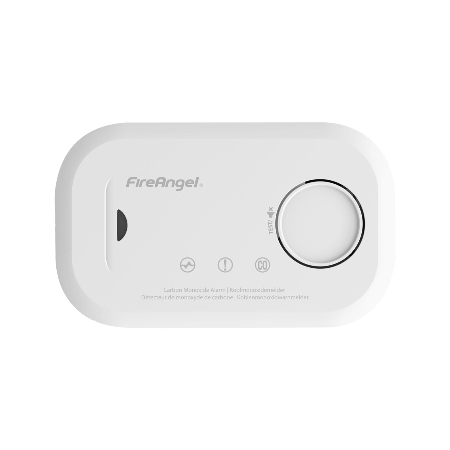 18457 FireAngel FA6813-EU szén-monoxid vészjelző, cserélhető elem, 10 év várható üzemidő, fehér - Image 1