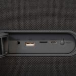 SAL BT9000 hordozható boombox, vezeték nélküli hangszóró, 100 W, IPX5, BT TWS, AUX, USB/microSD, Soft Touch gombok, ~10 h üzemidő, USB-C töltőkábel - Image 4