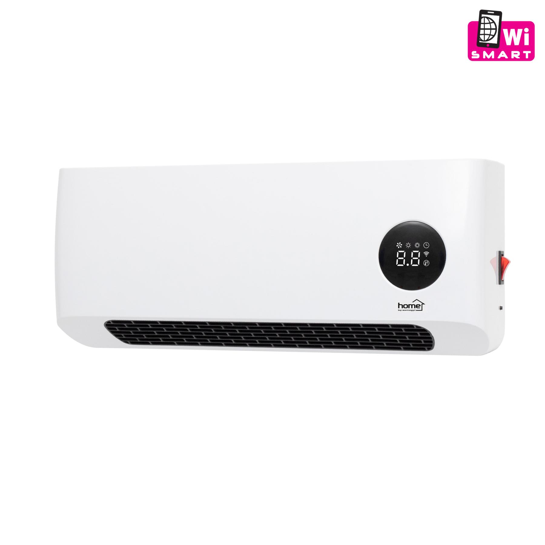 18475 Home FKF42202WIFI fali ventilátoros SMART fűtőtest, 1000W/2000W, heti program, távirányító, fehér - Image 1