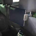SAL SA066 autós mobiltartó, mobiltelefonhoz, táblagéphez, 4.7-12.9” képátlóig, hátsó utasok számára, fejtámlára szerelhető - Image 4
