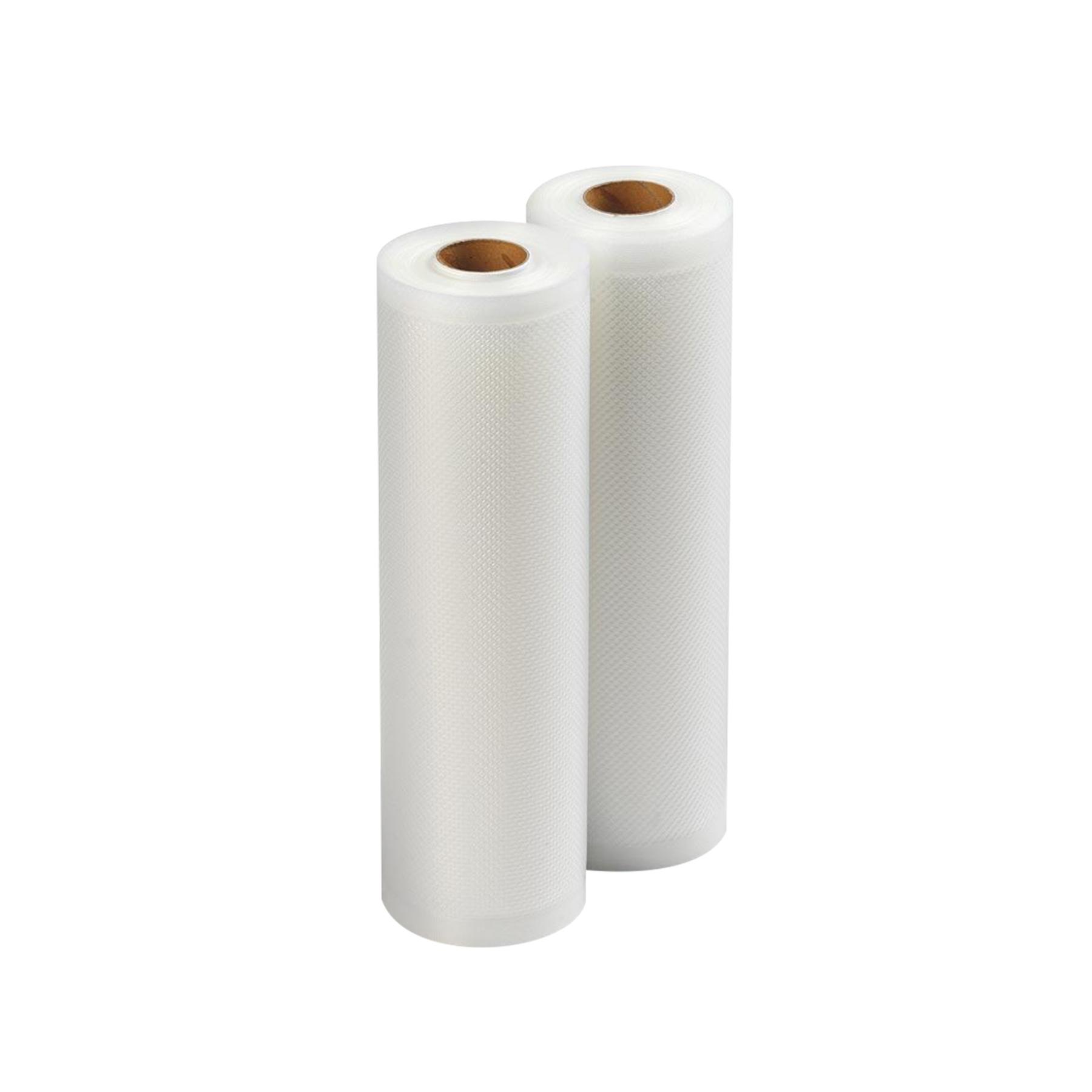 18577 Home HGF28500 vákuumfólia tekercs, 28x500cm, 2 tekercs, PE+szilikon, méretre vágható, fagyasztható, mikrózható - Image 1