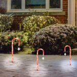 Home CDY3LED világító cukorbot szett, kül- és beltéri kivitel, 3 db cukorbot vezetékkel összekötve, cukorbotonként 5 db melegfehér LED - Image 3