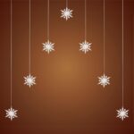 Home KAF7WW akril hópehely fényfüggöny, kül- és beltéri kivitel, 7 db melegfehér LED, szélesség 1,2 m - Image 2