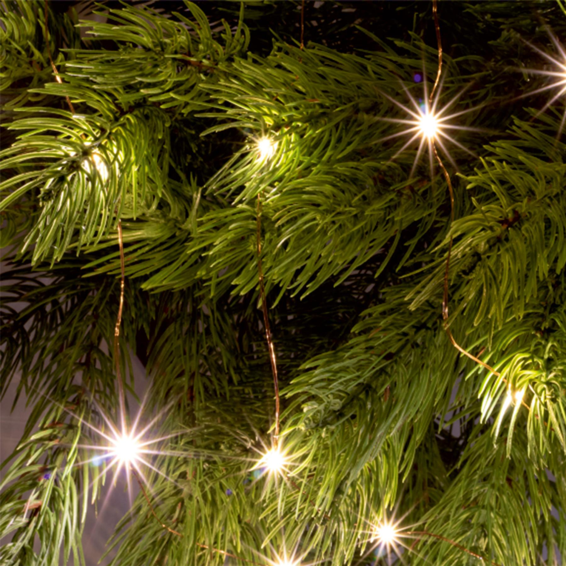 18593 Home ML26WW micro LED fényfüzér, beltéri kivitel, 20 db melegfehér micro LED, 1,9 m füzérhossz, elemes - Image 1