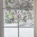 Home KID503M csillag ablakdísz, kül- és beltéri kivitel, 35 db színes LED, 2 tapadókorong, fehér tápkábel, 33 x 28 cm - Image 2