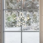 Home KID503WW csillag ablakdísz, kül- és beltéri kivitel, 35 db melegfehér LED, 2 tapadókorong, fehér tápkábel, 33 x 28 cm - Image 2