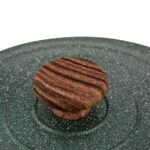 Nava 10-255-031 Ωmega tapadásmentes öntött alumínium lábas fedővel, kőbevonattal, 24 cm - Image 3