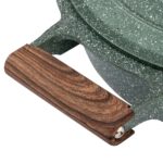 Nava 10-255-031 Ωmega tapadásmentes öntött alumínium lábas fedővel, kőbevonattal, 24 cm - Image 4