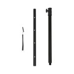 SAL PAS10W43S professzionális oszlopsugárzó hangrendszer, max. 800 W, 25cm mélysugárzó, 4x3” szélessávú satellit hangszóró, aktív zenekari hangdoboz, Bluetooth, fém állvány - Image 6