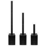 SAL PAS8W42S professzionális oszlopsugárzó hangrendszer, max. 600 W, 20cm mélysugárzó, 4x2” szélessávú szatellit hangszóró, aktív zenekari hangdoboz, Bluetooth, állvány - Image 7