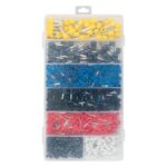 Home EVHSET érvéghüvely szett, szigetelt érvéghüvely készlet, 1200 db, tároló doboz - Image 3