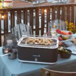 Barbecook BC-CHA-1015 Carlo asztali faszenes grill, szürke, 44x33x21cm - Image 3