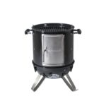 Barbecook BC-SMO-5017 Oskar S zománcozott füstölő és grill, fekete, átmérő 40cm - Image 3