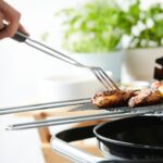 Barbecook BC-ACC-7025 army stílusú grill villa, 38cm-es, khaki zöld nyél - Image 2