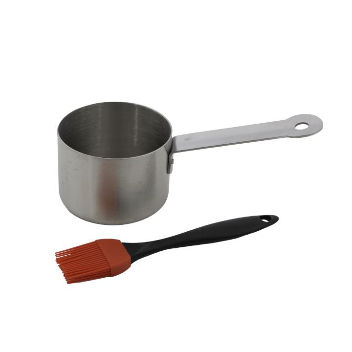 18767 Barbecook BC-ACC-7211 rozsdamentes acél edény szilikon ecsettel - Image 1