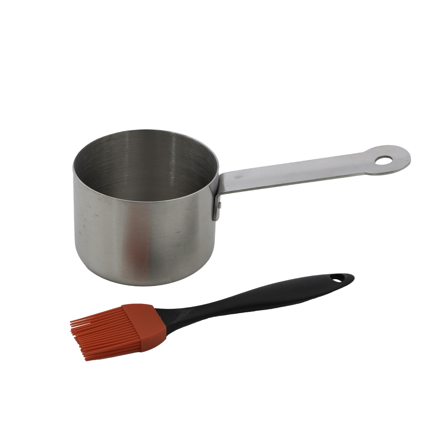 18767 Barbecook BC-ACC-7211 rozsdamentes acél edény szilikon ecsettel - Image 1