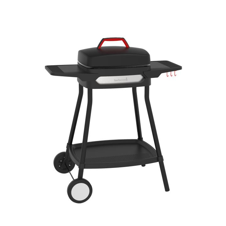 18806 Barbecook BC-ELE-4001 Alexia 5111 elektromos grill, oldalsó asztal, kerék, fekete, 84x55x97cm - Image 1