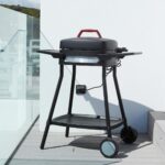 Barbecook BC-ELE-4001 Alexia 5111 elektromos grill, oldalsó asztal, kerék, fekete, 84x55x97cm - Image 3