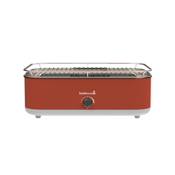 18821 Barbecook BC-ELE-1001 E-Carlo elektromos asztali grill, piros, 42,5x33x16,5cm - Image 1