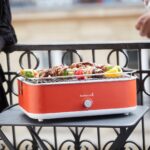 Barbecook BC-ELE-1001 E-Carlo elektromos asztali grill, piros, 42,5x33x16,5cm - Image 2