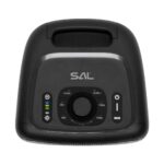 SAL BTCUBE hordozható Boombox, vezeték nélküli hangszóró, 70 watt, 3 hangszóró, Bluetooth TWS, IPX4, beépített akkumulátor - Image 3