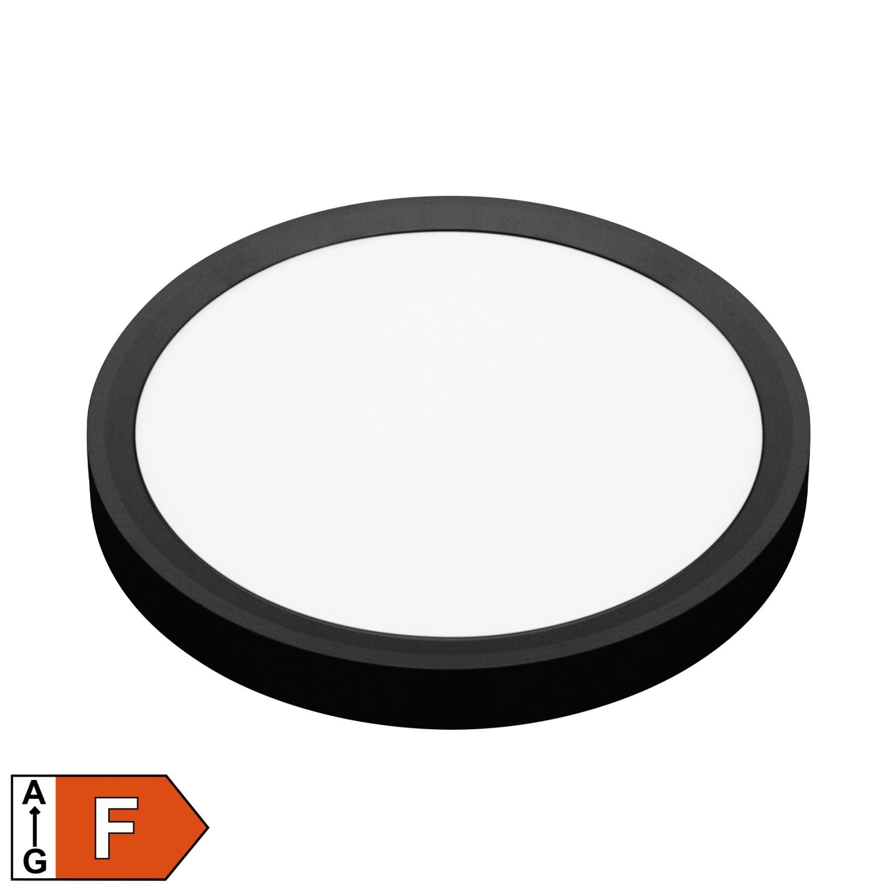 18924 Home RCC1823B LED-es fali/mennyezeti lámpa, 1850 lumen, választható színhőmérséklet, beltéri kivitel, fekete - Image 1