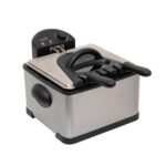 Home HGOLS4 olajsütő, 2000 W, max. 6 literes olajtartály, rozsdamentes készülékház, 3 sütőkosár - Image 2