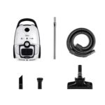 MIDEA B7 MBC1780WB porzsákos porszívó, 800 W, 3 literes porzsák, mosható HEPA12 szűrő, 5 m tápvezeték - Image 4