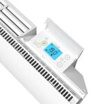 Noirot E223115 Walter H 1500 BL aktív öntöttvas radiátor, 1500 W, öntöttvas fűtőelem, IP24 védettség, gyermekzár, LCD kijelző - Image 2