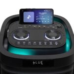 SAL PAR2400BT party hangdoboz, 160 Watt, beépített akkumulátor és LED fény, Bluetooth, USB/microSD zenelejátszás, gitár és mikrofon bemenetek, 2-utas, 3 hangszóró - Image 4