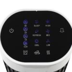 Home TWFR100B oszlopventilátor, 45 W, 3 sebességfokozat, távirányító, kikapcsolás időzítés, oszcillálás, nagy méretű kijelző - Image 3