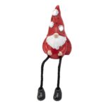 Home MX647 napelemes kerti lámpa, törpék lógó lábbal, 3 db melegfehér LED, műgyanta, akkumulátor, 12 db-os display - Image 2