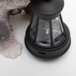 Home MX672 napelemes kerti lámpa, kutyák lámpással, 1db melegfehér LED, akkumulátor, műgyanta, 6 db-os display - Image 5