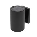 Home MX654 napelemes díszvilágítás, falilámpa, 1 db melegfehér LED, akkumulátor, fém és műanyag - Image 2